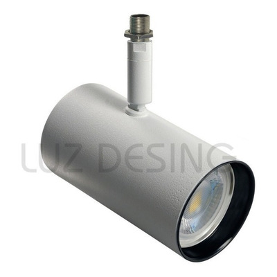 Cabezal Blanco Spot Dicro Apto Led Gu10 Movil Riel