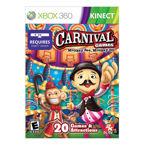 Carnival Games: Monkey See, Monkey Do  Standard Edition 2K Games Xbox 360 Físico