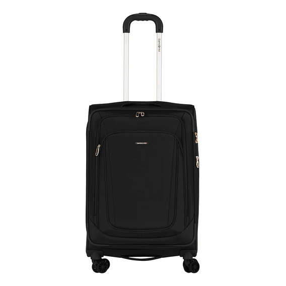 Maleta Samsonite Kick-air Mediana Color Negro Lisa