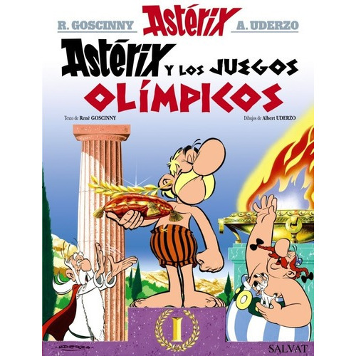 ASTERIX 12 - ASTERIX EN LOS JUEGOS OLIMPICOS, de Rene Goscinny. Serie Asterix Editorial LIBROS DEL ZORZAL, tapa blanda en español, 2021