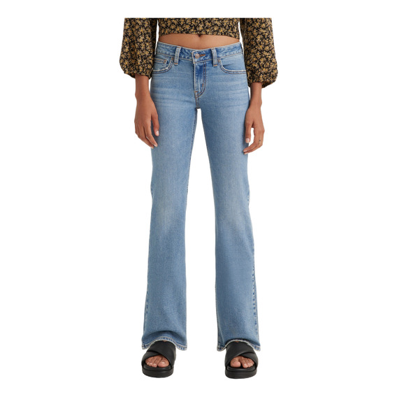 Jeans Mujer Superlow Bootcut Azul Levis