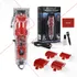 Cortadora de pelo Kemei HAIR CLIPPER KM-1761 transparente Inalámbrica Recargable