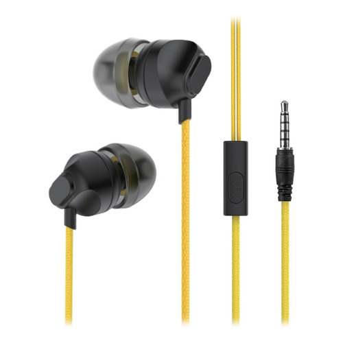 Auriculares Soul S189, color amarillo