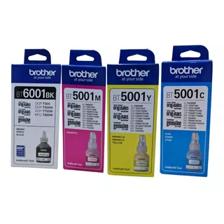 Kit 4  Tintas Brother Original Dcp-t300 T500w T700w T800w