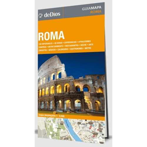 Roma - Guia Mapa (2da Ed), De De Dios Julián. Serie N/a, Vol. Volumen Unico. Editorial De Dios, Tapa Blanda, Edición 1 En Español