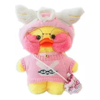 Peluche Pato Lafanfan 30 Cm Con Morral