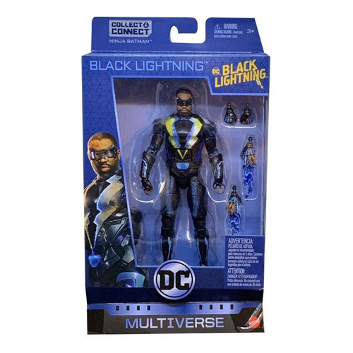 Dc Comics Multiverse Figura Black Lightning Baf Ninja Batman