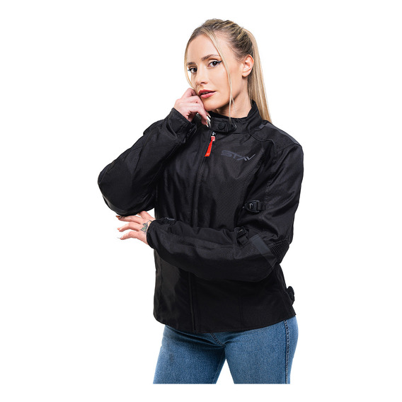 Campera Mujer Moto Stav Lady Protection Abrasion Control