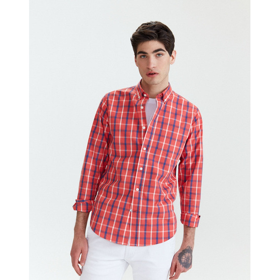 Camisa Gerardo, Hombre, Sport, Slim Fit, Cuadros, Equus