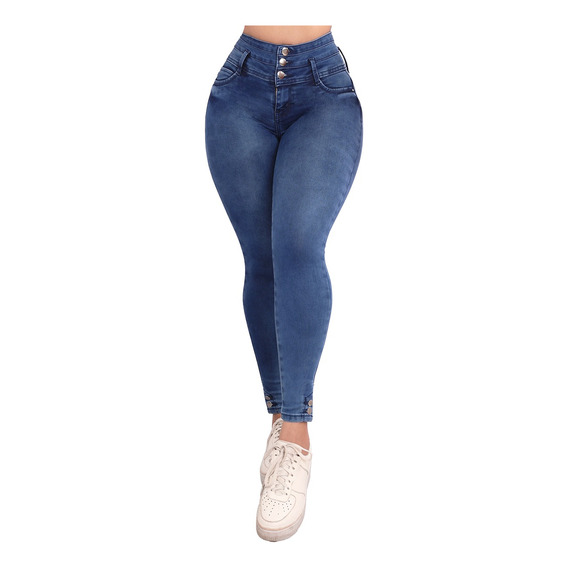  Jeans Dama Pantalones  Mujer Colombiano Levanta Pompa 