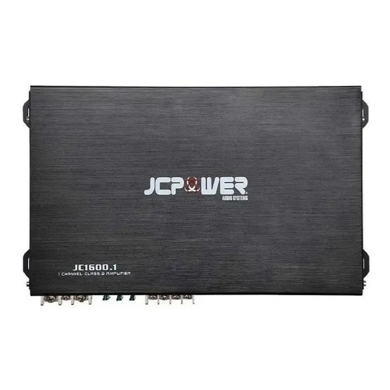 Amplificador para auto/camioneta JC Power JC Series JC1600.1 clase D con 1 canal y 1600W