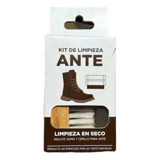 Kit De Limpieza De Ante/nubuck/gamuza Pacsa El Cometa