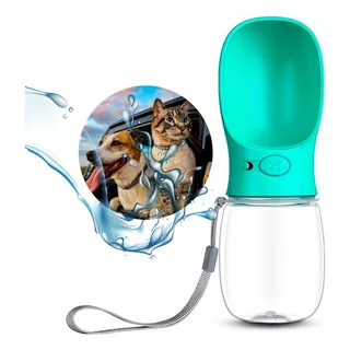 Botella De Agua Para Perro Gato Dispenser Filtro De Carbono