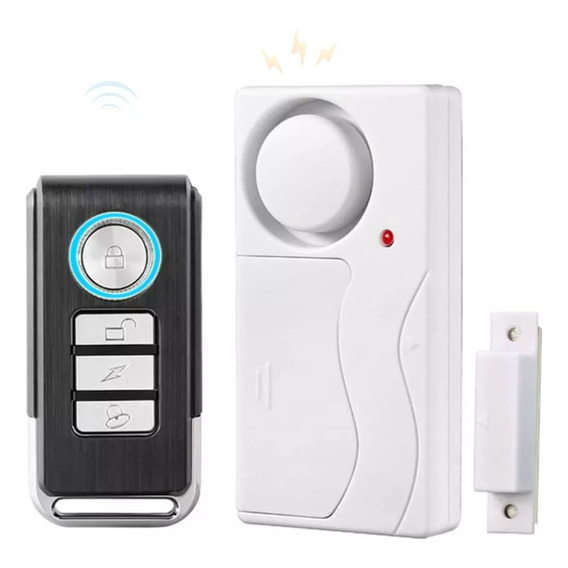 Alarma Para Puerta Ventana Sensor Magnético Con Remoto