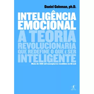 Inteligência Emocional, De Goleman, Daniel. Editora Schwarcz Sa, Capa Mole Em Português, 1996