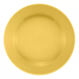 Conj Jogo 4 Pratos Sobremesa 19cm Biona Oxford Amarelo