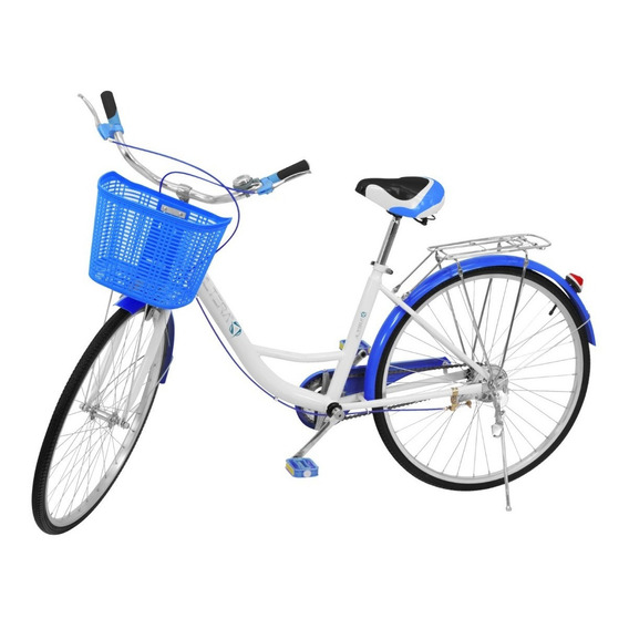 Bicicleta urbana femenina Altera BA RBIKE-002  2019 R26 M 1v freno caliper color azul con pie de apoyo