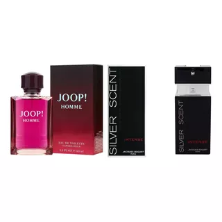 Kit 1 Perfume Joop Homme 125ml  1 Silver Scent Intense 100ml