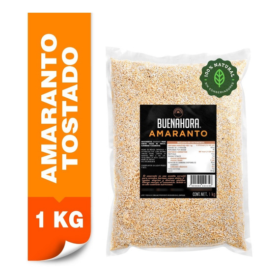 Amaranto Natural Reventado Calidad Premium 1kg