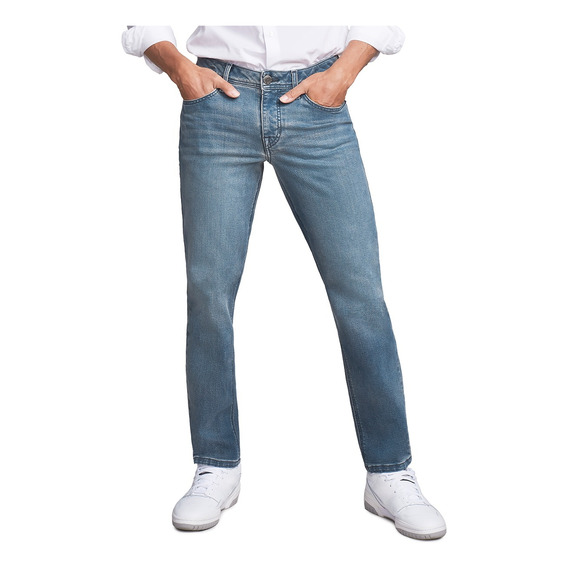 Pantalon Mezclilla Hombre Seven Jeans Recto Cintura Regular