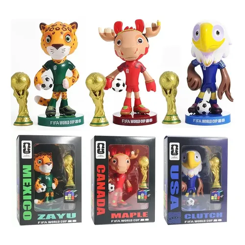 N Mexico 2026 World Cup Mascot Doll 3 Pieces Multicolor | MercadoLivre