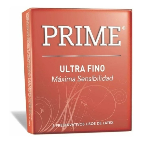 Prime Preservativo Ultrafino Pack X 3 Unidades