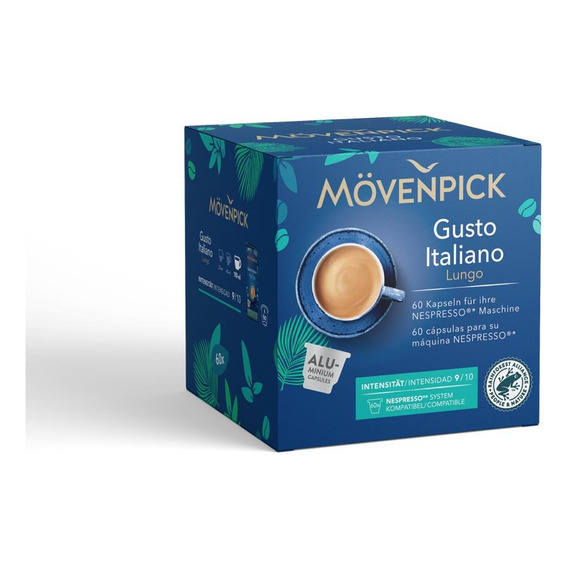Box Pack 60 Cápsulas Mövenpick Compatible Con Nespresso