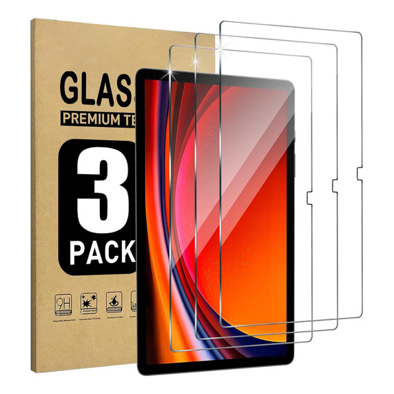 3 Mica Templada Para Samsung Galaxy Tab A9 Plus 11 Pulgada