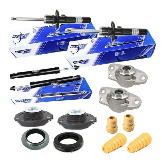 Kit 4 Amortiguadores C/ Bases Vw Jetta A6 Mk6 2.5 Lts 5 Cil