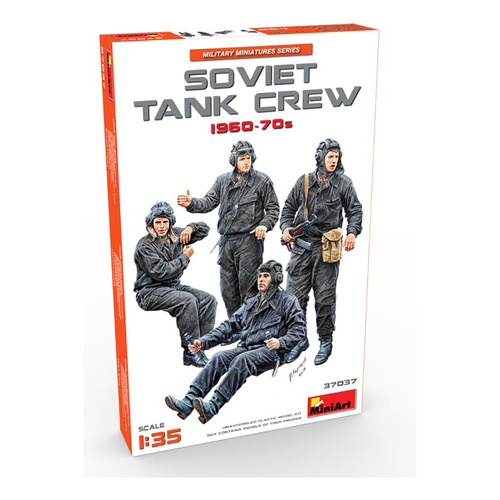 Soldados Tanquistas Sovieticos 1/35 Miniart 37037 Figuras