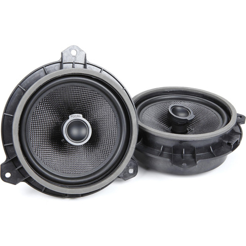 Par De Parlantes 6,5 Pulgadas Focal 2 Vías 60w Rms Toyota Color Negro