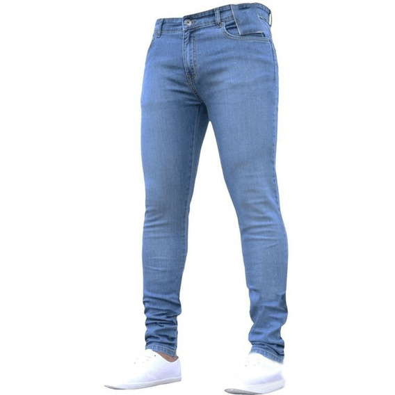 Pantalon Skinny De Mezclilla Strech Para Hombre