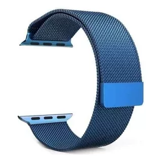 Pulseira Metal Para Hw16 Hw22 X8 X7 M26 Iwo11 12 13 /4244mm Cor Azul