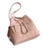 Cartera Mochila Rosa + Reloj De Regalo Promo Día De La Madre Rosa Claro Afelpado Dorado Rosa Claro