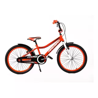 Bicicleta Cross Infantil Fire Bird Rocky R20 1v Frenos V-brakes Color Rojo/negro Con Pie De Apoyo  