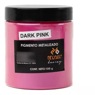 Pigmento Metalizado Rosa Decoart Para Resina Epoxica 50g