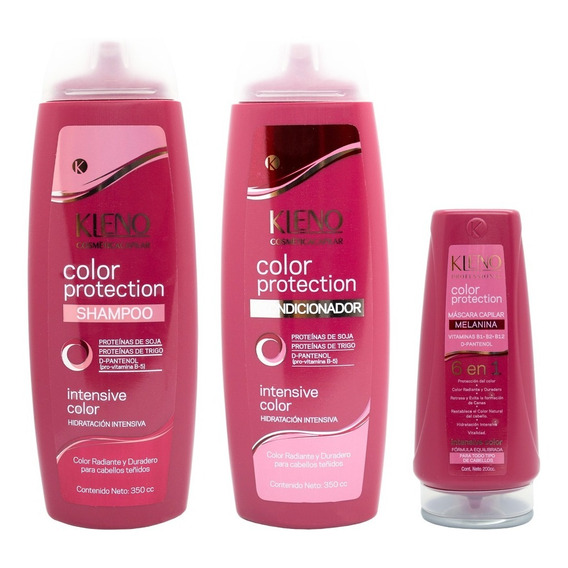 Kleno Color Protection Shampoo + Acondicionador + Mascara