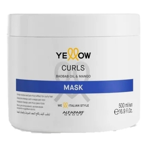 Mascarilla Yellow Curls Para Rizos 500ml