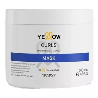 Mascarilla Yellow Curls Para Rizos 500ml