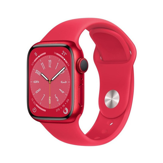 Apple Watch Series 8 (41mm, Gps) Color de la caja Rojo Color de la correa Rojo Color del bisel Rojo - Distribuidor Autorizado