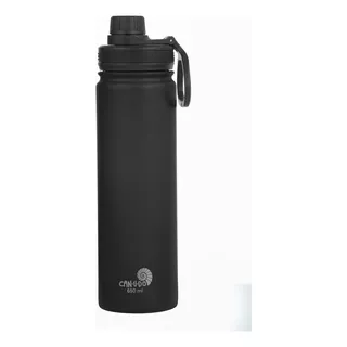 Garrafa Inox 650ml Trilha Cor Eco Black