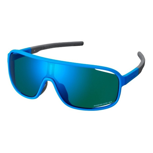 Gafas Shimano Technium CE-TCNM1-GR Ridescape, color azul, marco, lente azul, color espejo