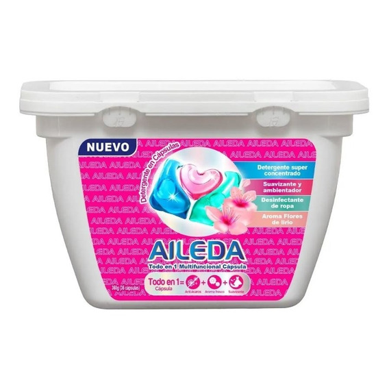 Detergente En Capsulas Premium Aileda (36 Capsulas)