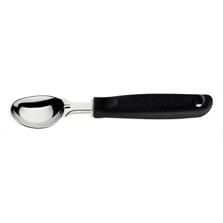 Pegador Concha Colher Sorvete Açai Inox Tramontina Cor Preto