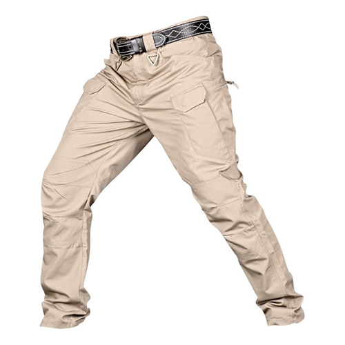 Hombre Streetwear Casual Jogger Carga Pantalones Pantalones 