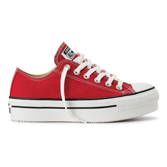 Championes Converse Plataforma Rojos 166586c