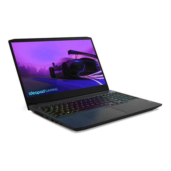 Notebook Lenovo 3 15IHU6 shadow black Intel Core i5 11300H  8GB de RAM 256GB SSD, NVIDIA GeForce GTX 1650 120 Hz 1920x1080px Windows 11 Home