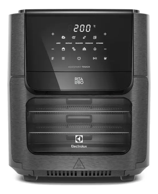 Airfryer Eaf90 Experience Digital 12l 1700w 127v Electrolux Cor Cinza