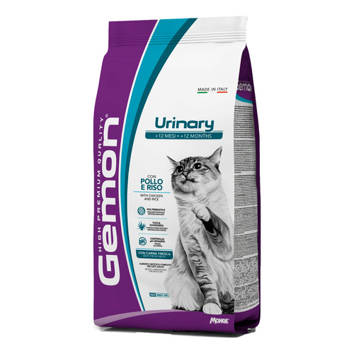 Gemon high premium gato urinary pollo y arroz 7 kg