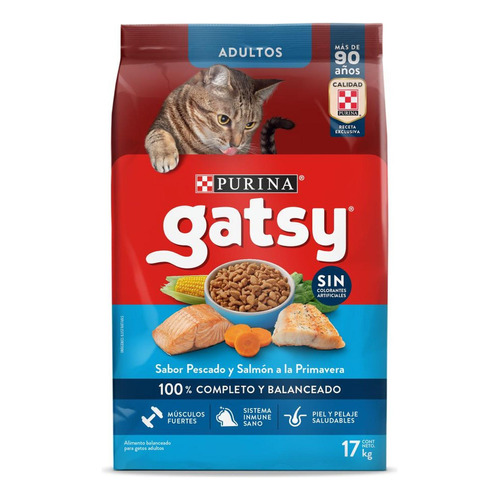 Alimento Para Gatos Gatsy® Pescado Y Salmón 17kg